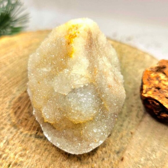 Adorable Crystal Cluster Hand Carved Cute Big Hedgehog Figure - Picture 8 of 10